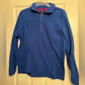 Womens Lands’ end half zip shirt size medium